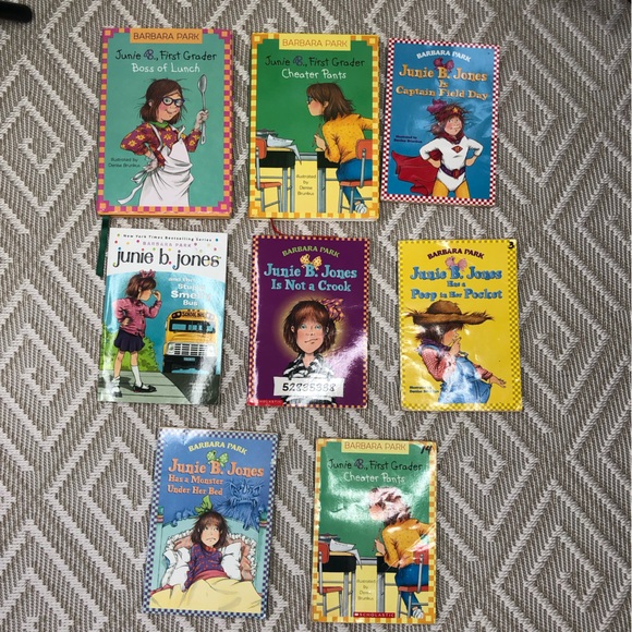 Junie B. Jones Children's Early Reader Chapter Books Set Lot of 8 - Picture 1 of 11